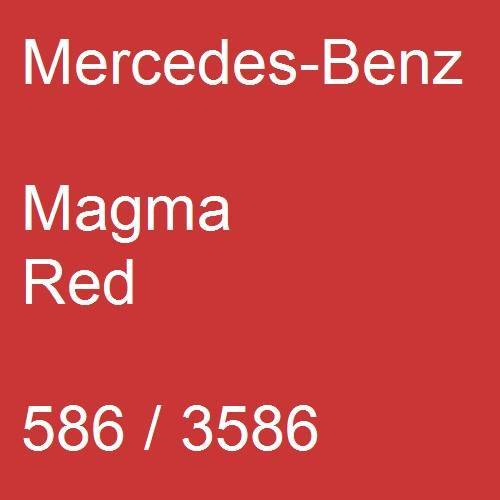 Mercedes-Benz, Magma Red, 586 / 3586.